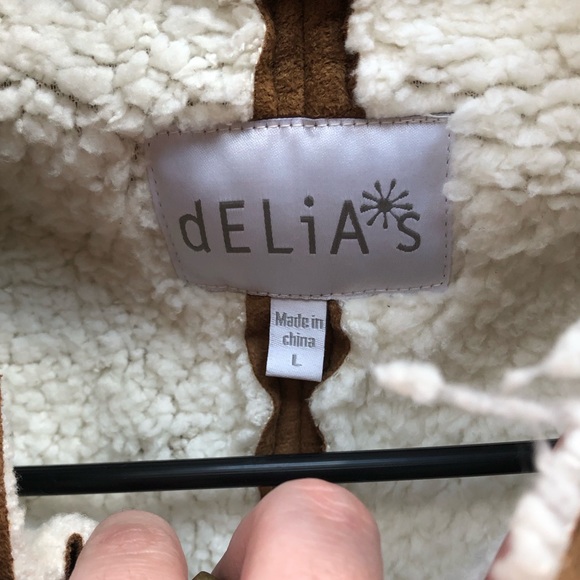 JUNIORS Sherpa-lined coat with hood - Picture 2 of 6